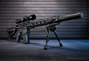 Isolated image of an AR-15, what does AR stand for concept.