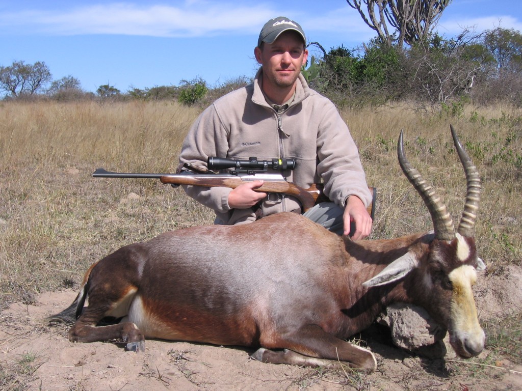 Tim Wagner with a plains game trophy, hunter education keeps hunters safe for more hunts concept. 
