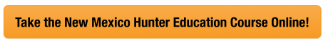 Button to sign up for the New Mexico hunter safety course from Hunter-Ed. 