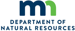 Minnesota DNR logo, get a Minnesota hunting license concept.