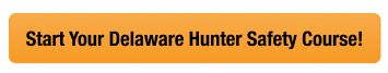 CTA button to start the Delaware hunter safety course, how to get an DE hunting license concept. 