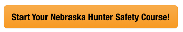 CTA button to start the NE hunter safety course, how to get a Nebraska hunting license concept.