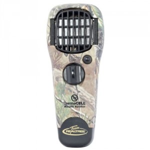 Photo of Camo Therma Cell, inspect repellent vs. scent control concept. 