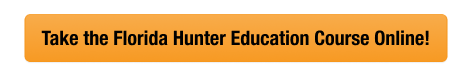 Button with text to start your Florida hunter safety course, how much does FL hunting license cost concept.