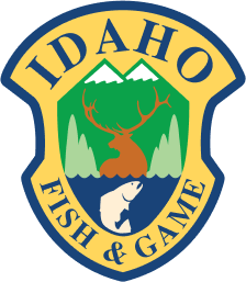Idaho Fish & Game logo illustration, how much does an ID hunting license cost concept.