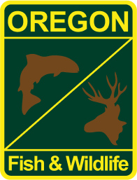 Oregon Fish & Wildlife  logo, how much does an Oregon hunting license cost concept. 