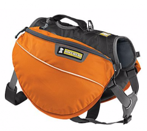 Hunting dog blaze orange gear vest. 