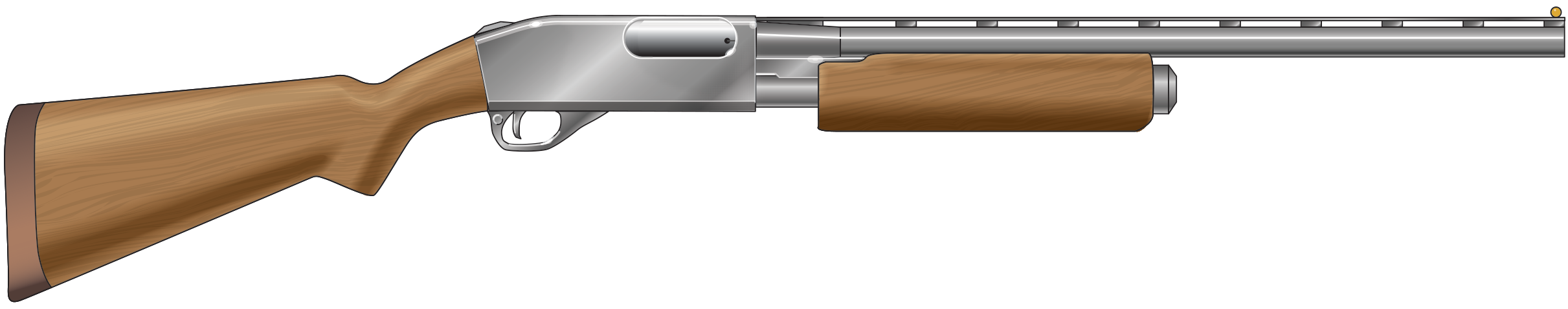 cartoon pump shotgun